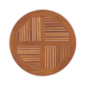 سطح طاولة قهوة من الخشب الرقائقي بقاعدة معدنية حديثة 【RW-01 (2) -TO】